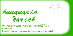 annamaria harich business card